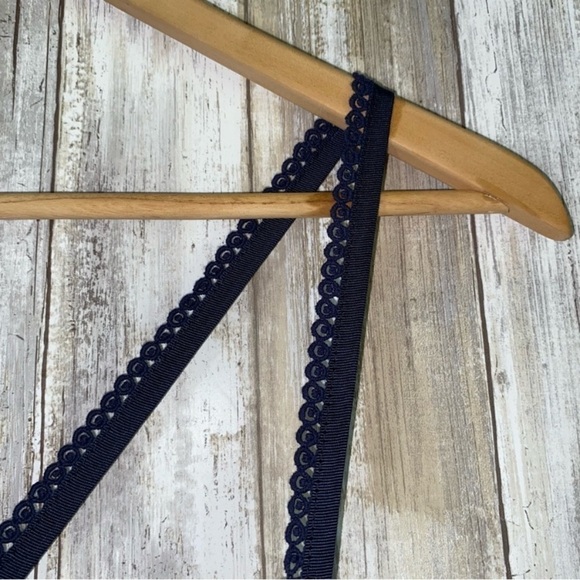 Betsy Johnson Navy Lace Strappy Dress - Picture 6 of 7